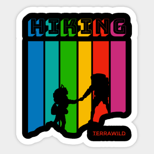 HIKING - TERRAWILD Sticker